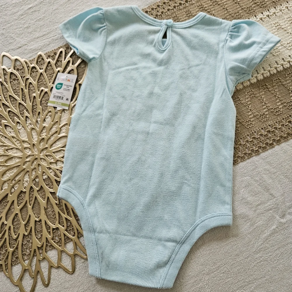 Garanimals Light Blue Baby Bodysuit Sz 6-9m